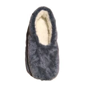Auden Women’s Faux Fur Slipper Socks Grippers Shearling Linning Size S/M 5/7
